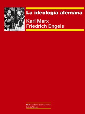 cover image of La ideología alemana